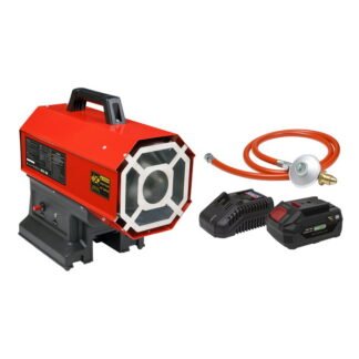 Sealey Space Warmer® Propane Heater 30,000- 68,000Btu/hr (9- 20kW) 230V with 20V 4Ah Kit (5054630060427) LP69CCOMBO
