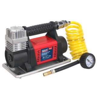 Sealey Heavy- Duty Tyre Inflator/Mini Air Compressor 12V (5054511243871) MAC04
