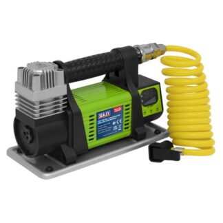Sealey Digital Tyre Inflator/Mini Air Compressor 12V (5054511860658) MAC04D