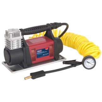 Sealey Heavy- Duty Tyre Inflator/Mini Air Compressor 12V (5054511243895) MAC06