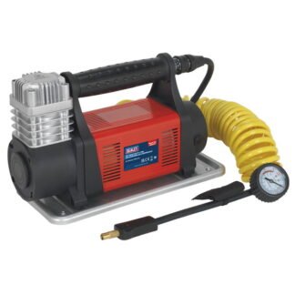 Sealey Heavy- Duty Tyre Inflator/Mini Air Compressor 12V (5054511243901) MAC07