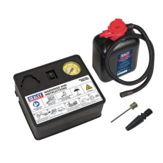 Sealey Tyre Inflator & Emergency Puncture Sealant Kit 12V (5054511759303) MAC10S
