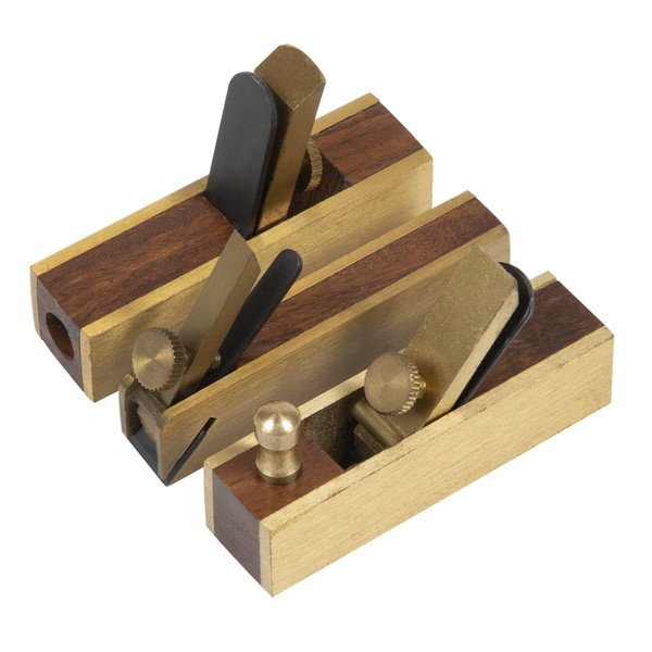 Sealey Mini Brass Plane Set 3pc (5054630282911) MBP03