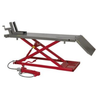 Sealey Heavy- Duty Air/Hydraulic Motorcycle Lift 680kg Capacity (5051747893467) MC680A