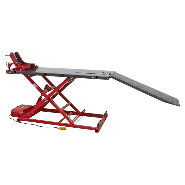 Sealey Heavy- Duty Electro/Hydraulic Motorcycle Lift 680kg Capacity (5054511949483) MC680E