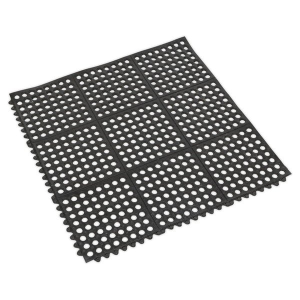 Sealey Interlocking Anti- Fatigue Matting 920 x 920mm (5054511357684) MIC9292