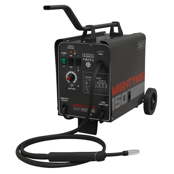Sealey Professional Gas/Gasless MIG Welder 150A 230V (5054630341960) MIGHTYMIG150