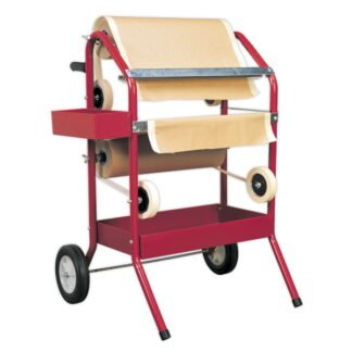 Sealey Masking Paper Dispenser Trolley 2 x 450mm Rolls (5024209135955) MK66