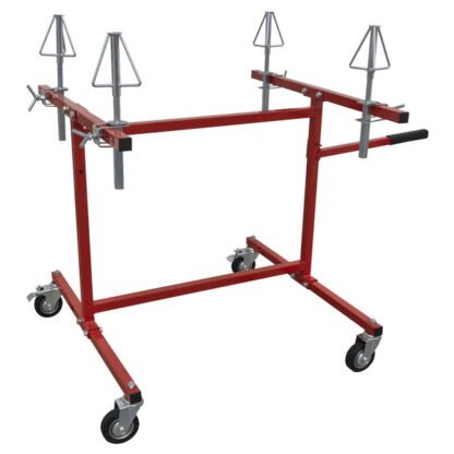 Sealey Alloy Wheel Repair/Painting Stand 4 Wheel Capacity (5054511778601) MK74
