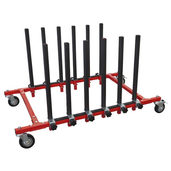 Sealey 5 Panel Mobile Storage Rack (5054630372513) MK76