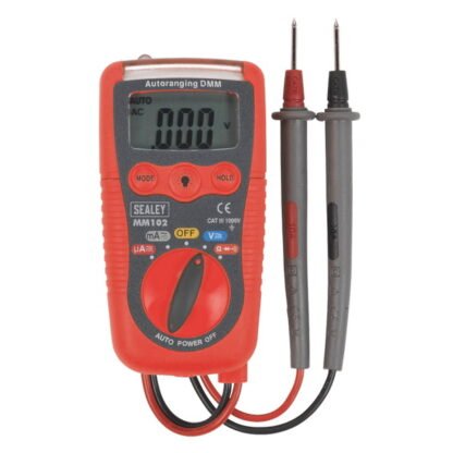 Sealey Professional Auto- Ranging Digital Multimeter (5054511161168) MM102