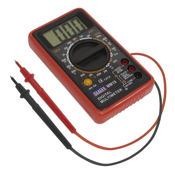 Sealey 7- Function Digital Multimeter (5024209250658) MM19