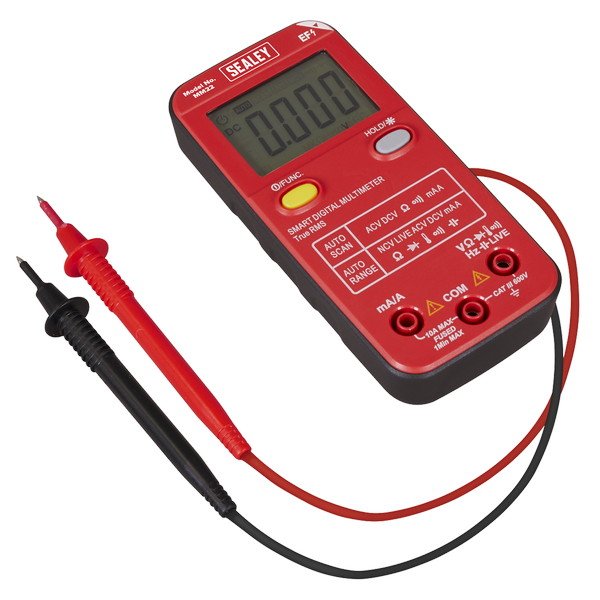 Sealey 13- Function Professional Smart Auto- Scanning Digital Multimeter (5054630433382) MM22