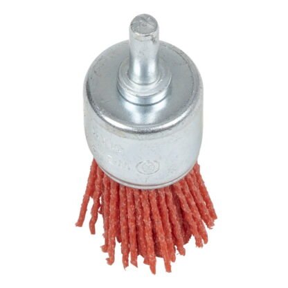 Sealey 25mm Nylon Filament End Brush with 6mm Shaft (5054630451997) NFBE25