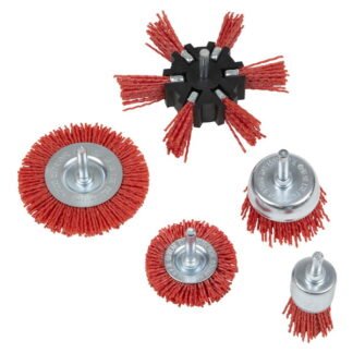 Sealey Nylon Filament 5pc Brush Set (5054630452062) NFBS05