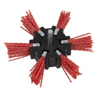 Sealey 100mm Nylon Filament Strip Brush with 6mm Shaft (5054630452024) NFBS100