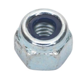 Sealey Zinc Plated Nylon Locknut M5, DIN 982 - Pack of 100 (5054511037593) NLN5