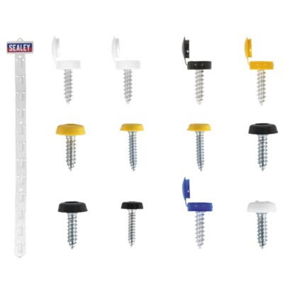 Sealey Clip Strip Deal - Mixed Numberplate Screws (5054630310676) NPSSET