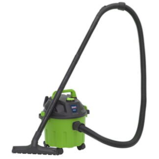 Sealey 10L Wet & Dry Vacuum Cleaner 1000W/230V - Green (5054511250268) PC102HV