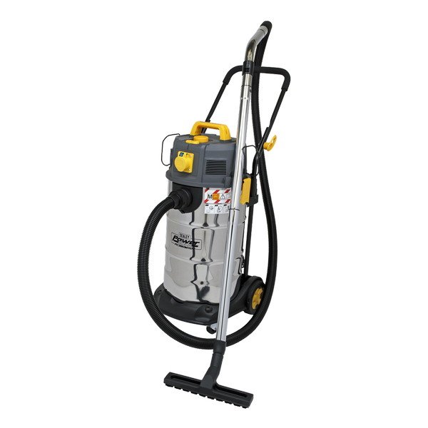Sealey M Class Dust- Free Vacuum Cleaner Wet & Dry Stainless Steel Drum 38L 1100W/110V (5054511970050) PC380M110V