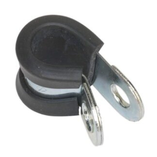 Sealey Rubber Lined P- Clip 10mm - Pack of 25 (5054511004090) PCJ10