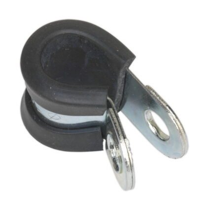Sealey Rubber Lined P- Clip 10mm - Pack of 25 (5054511004090) PCJ10