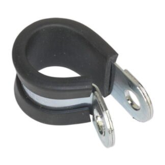 Sealey Rubber Lined P- Clip 16mm - Pack of 25 (5054511004113) PCJ16