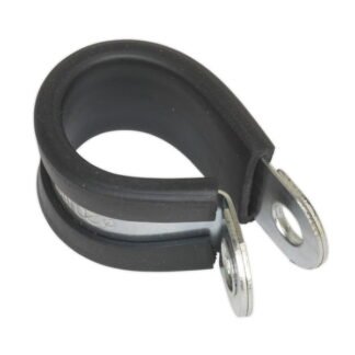Sealey Rubber Lined P- Clip 21mm - Pack of 25 (5054511004120) PCJ21
