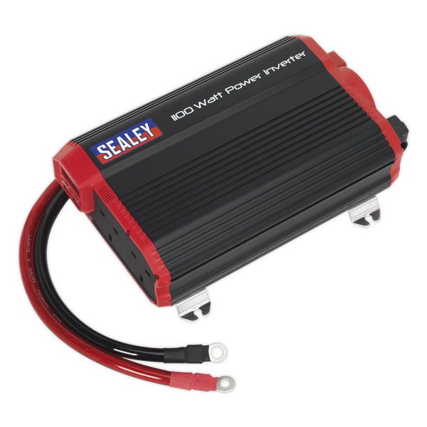 Sealey Modified Sine Wave Power Inverter 1100W 12V (5054511142525) PI1100