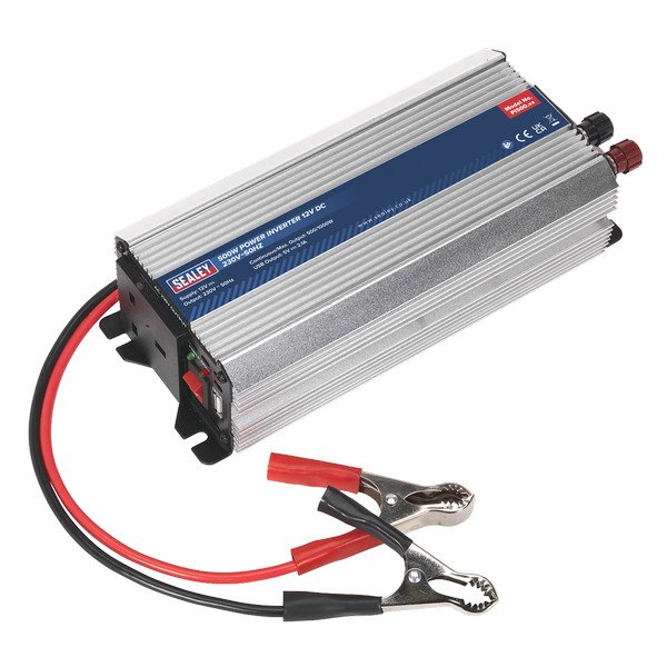 Sealey Modified Sine Wave Power Inverter 500W 12V (5024209851053) PI500