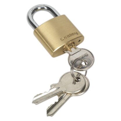 Sealey Brass Body Padlock 30mm (5051747767812) PL100