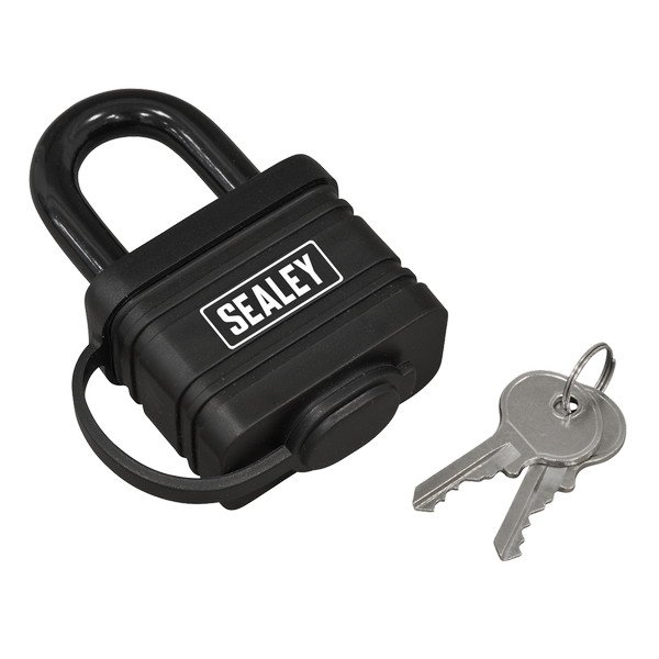 Sealey Steel Body Weatherproof Padlock 54mm (5054630612398) PL302W