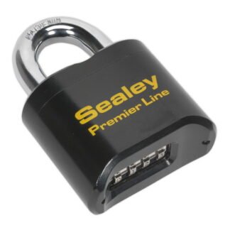 Sealey Premierâ„¢ Steel Body Combination Padlock 62mm (5051747766846) PL603