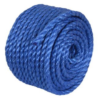 Sealey 10mm x 30m Polypropylene Split Film Twisted Rope, Blue (5054630496172) PR1030