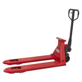 Sealey Pallet Truck with Scales 1150 x 555mm 2000kg Capacity (5054630213571) PT1150SC
