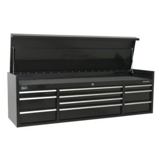 Sealey Premier™ Heavy- Duty Extra- Wide Topchest 10 Drawer 1830mm - Black (5051747959354) PTB181510