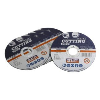 Sealey 115 x 1.6mm Cutting Disc 22mm Bore - Pack of 5 (5051747870093) PTC/115CT5