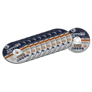 Sealey 75 x 2mm Cutting Disc 10mm Bore - Pack of 10 (5054630539671) PTC/3C10