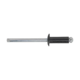 Sealey Aluminium Standard Flange Rivet 3.2 x 8mm, Black - Pack of 200 (5054511003734) RAB3280S