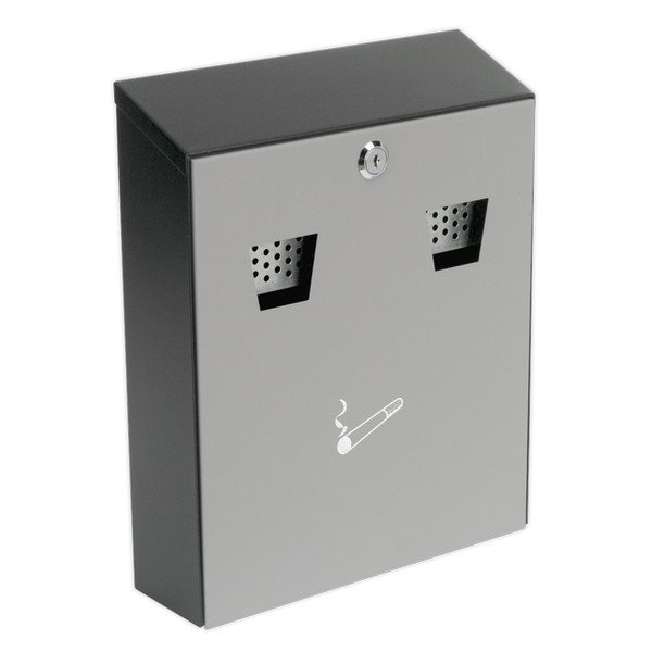 Sealey Wall- Mounting Cigarette Bin (5051747381766) RCB01