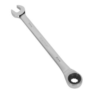 Sealey Premier Combination Ratchet Spanner 8mm (5024209038560) RCW08