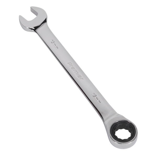 Sealey Premier Combination Ratchet Spanner 13mm (5024209038614) RCW13