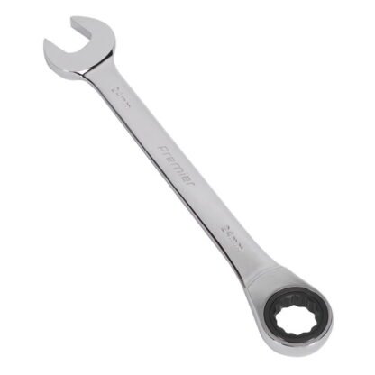 Sealey Premier Combination Ratchet Spanner 24mm (5024209038706) RCW24