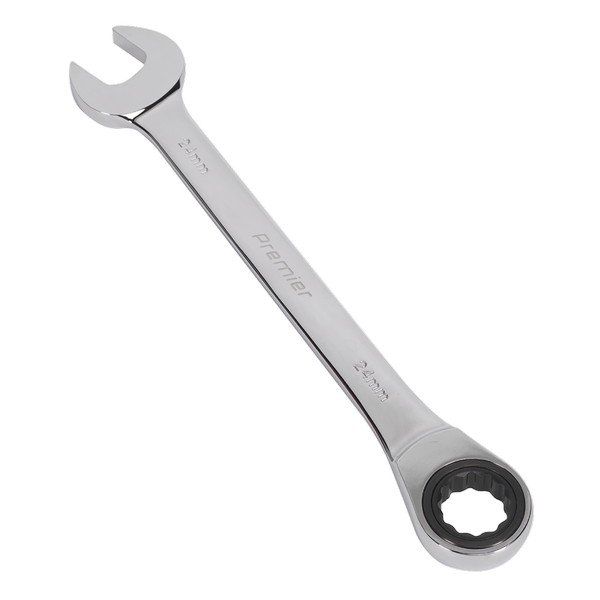 Sealey Premier Combination Ratchet Spanner 24mm (5024209038706) RCW24