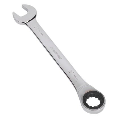 Sealey Premier Combination Ratchet Spanner 27mm (5024209952965) RCW27
