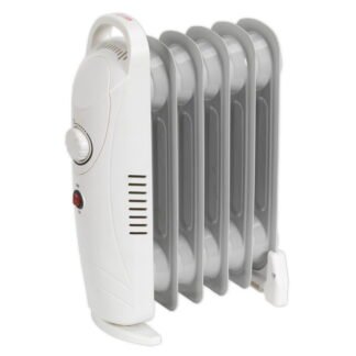 Sealey 6- Element Oil- Filled Mini Radiator 800W/230V (5051747923591) RD800