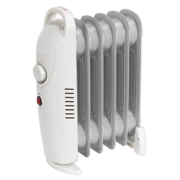 Sealey 6- Element Oil- Filled Mini Radiator 800W/230V (5051747923591) RD800