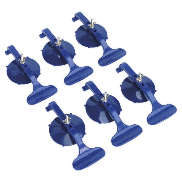 Sealey Suction Clamp Set 6pc (5024209952408) RE006