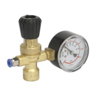 Sealey Disposable Cylinder MIG Gas Regulator 1- Gauge (5024209144445) REG/MMG