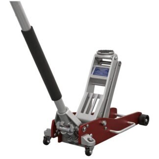 Sealey Premier Low Profile Aluminium Trolley Jack with Rocket Lift 2.5 Tonne (5054630285301) RJA2500